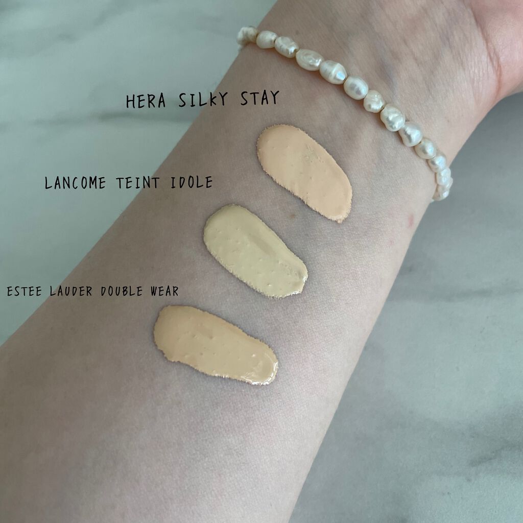 シルキーステイファンデーション/HERA/リキッドファンデーションを使ったクチコミ(4枚目)