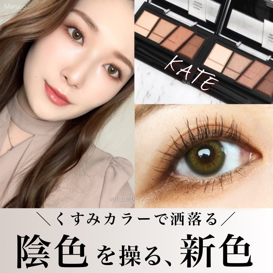 デザイニングブラウンアイズ/KATE/アイシャドウパレットを使ったクチコミ(1枚目)