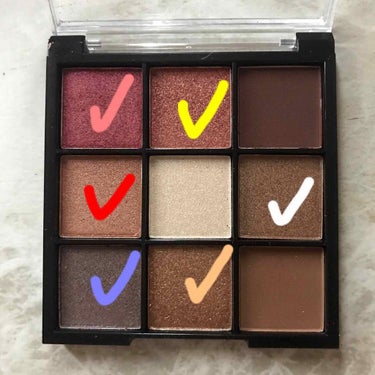 UR GLAM　BLOOMING EYE COLOR PALETTE/U R GLAM/アイシャドウパレットを使ったクチコミ（2枚目）