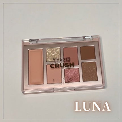 トーンクラッシュアイシャドウパレット 02ブラッシュピンク/LUNA/アイシャドウパレットの画像
