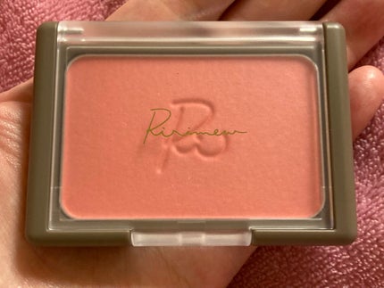 ヴェールグロウチーク 02 キューピッドピンク/Ririmew/パウダーチークを使ったクチコミ(3枚目)