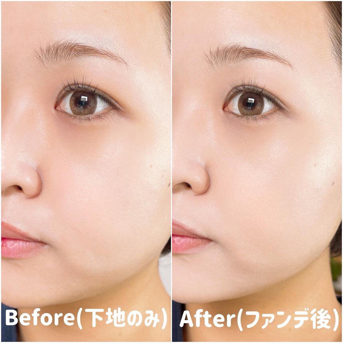 ナチュラルスキンフィットクッション/inersential/クッションファンデーションを使ったクチコミ（2枚目）