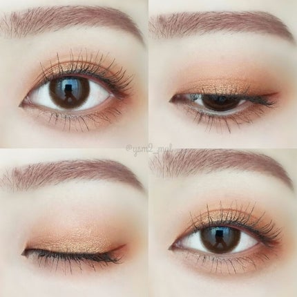 ソルテッド キャラメル ミニ アイシャドウ パレット/Too Faced/アイシャドウパレットを使ったクチコミ(2枚目)