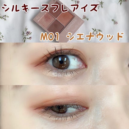 シルキースフレアイズ(マットタイプ)/キャンメイク/アイシャドウパレットを使ったクチコミ(1枚目)