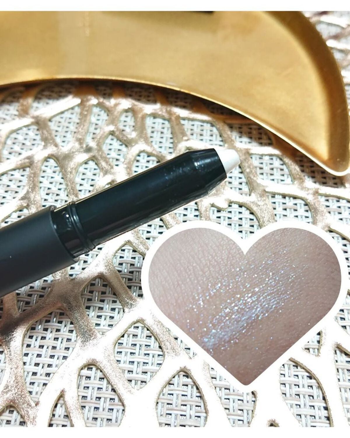 エーメイク グリッタースティック/A/mAke/グリッターを使ったクチコミ(2枚目)