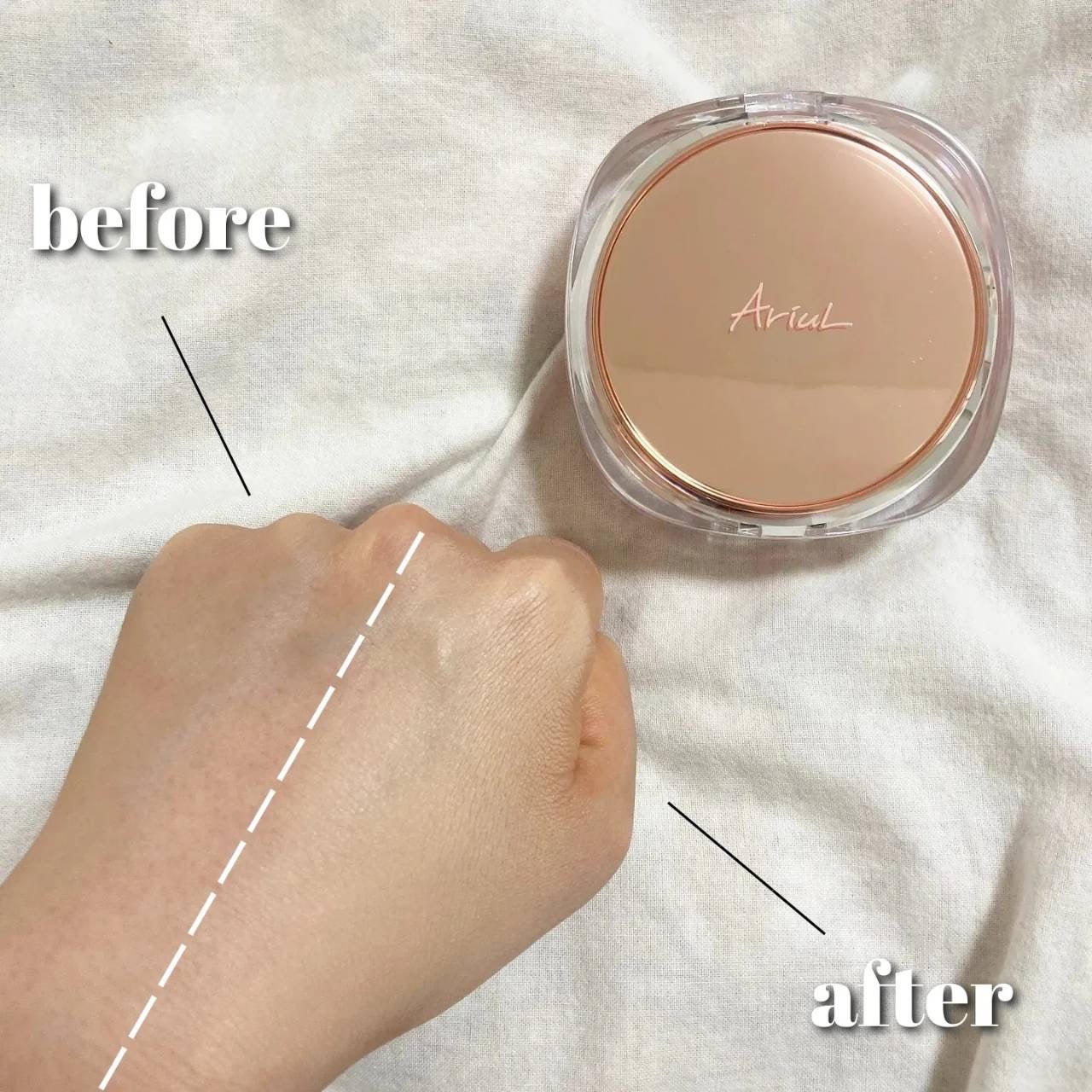 アリウル インクフェザーカバーラスティングクッション/Ariul/クッションファンデーションを使ったクチコミ(4枚目)