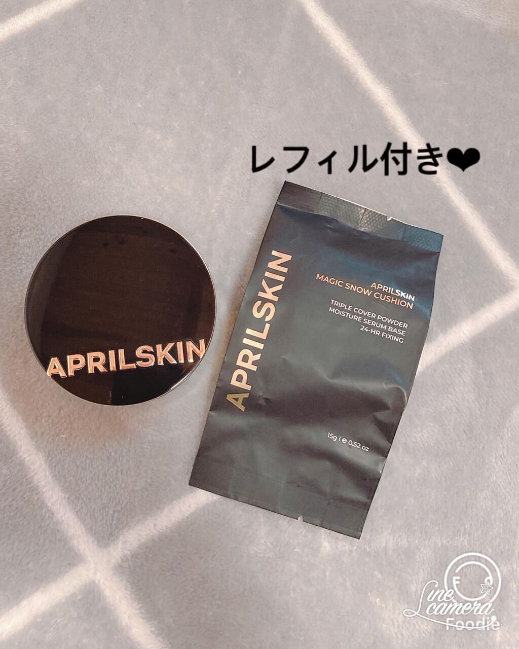 マジックスノークッションブラック 3.0/APRILSKIN/クッションファンデーションを使ったクチコミ（2枚目）