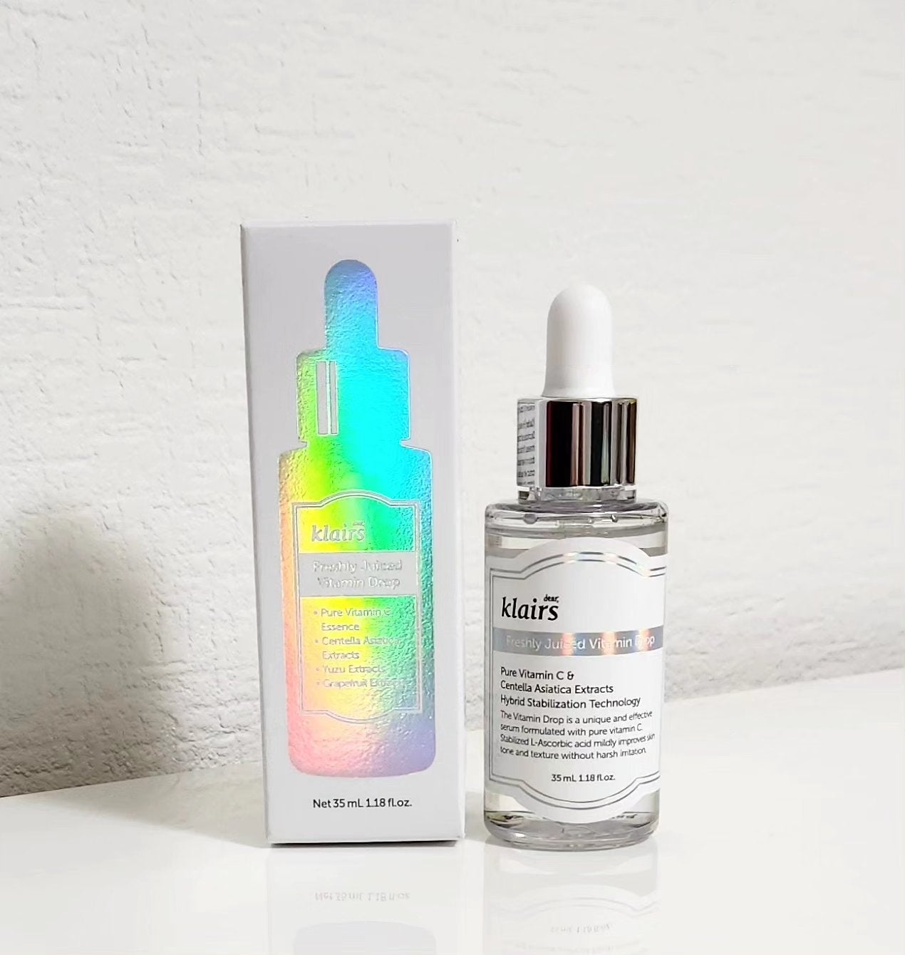 フレッシュリージュースドビタミンドロップ(35ml)/Klairs/美容液を使ったクチコミ(2枚目)