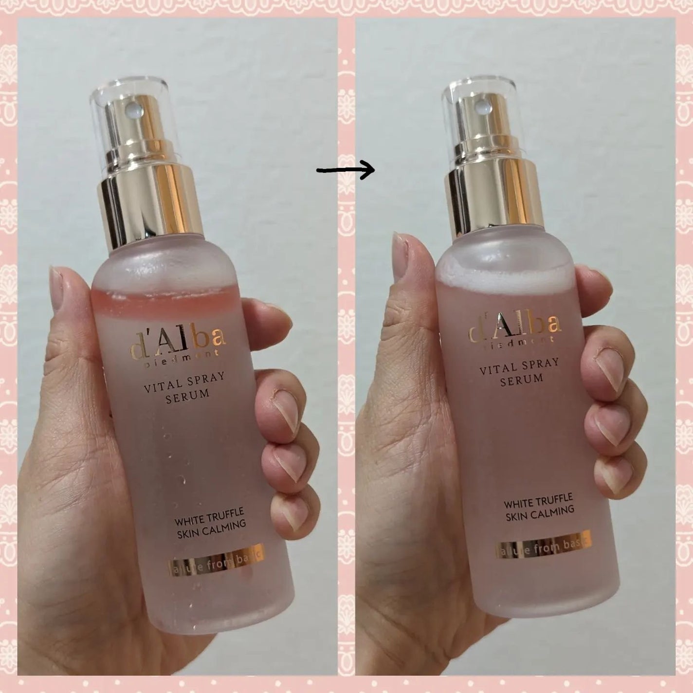 ダルバ ホワイトトリュフバイタルスプレーセラム/ダルバ/ミスト状化粧水を使ったクチコミ(2枚目)