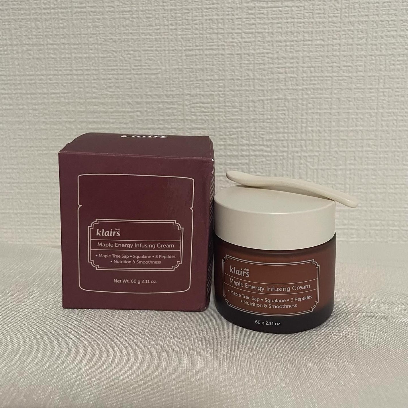 メープルエナジーインフュージングクリーム/Klairs/フェイスクリームを使ったクチコミ(2枚目)