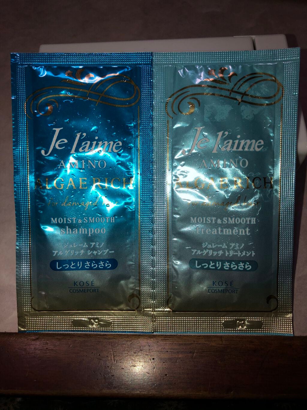 アミノ アルゲリッチ シャンプー(モイスト&スムース)/Je l'aime/市販シャンプーを使ったクチコミ(1枚目)