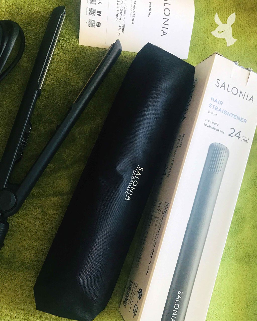 SALONIA ミニストレートヘアアイロン/SALONIA/ストレートアイロンを使ったクチコミ（1枚目）