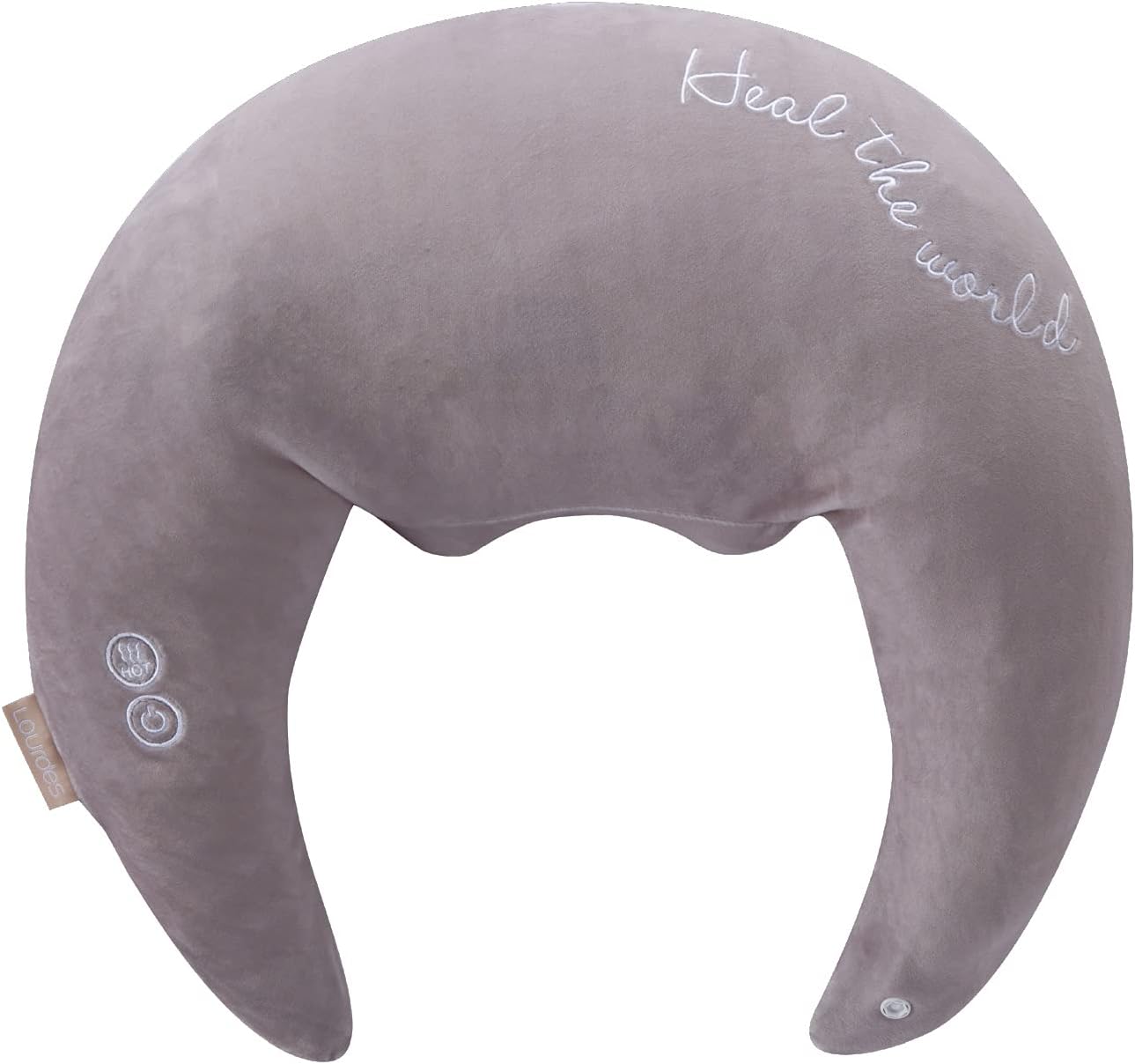 ホットネックマッサージピロープロ ルルド  AX-HXL391 gr（グレー）