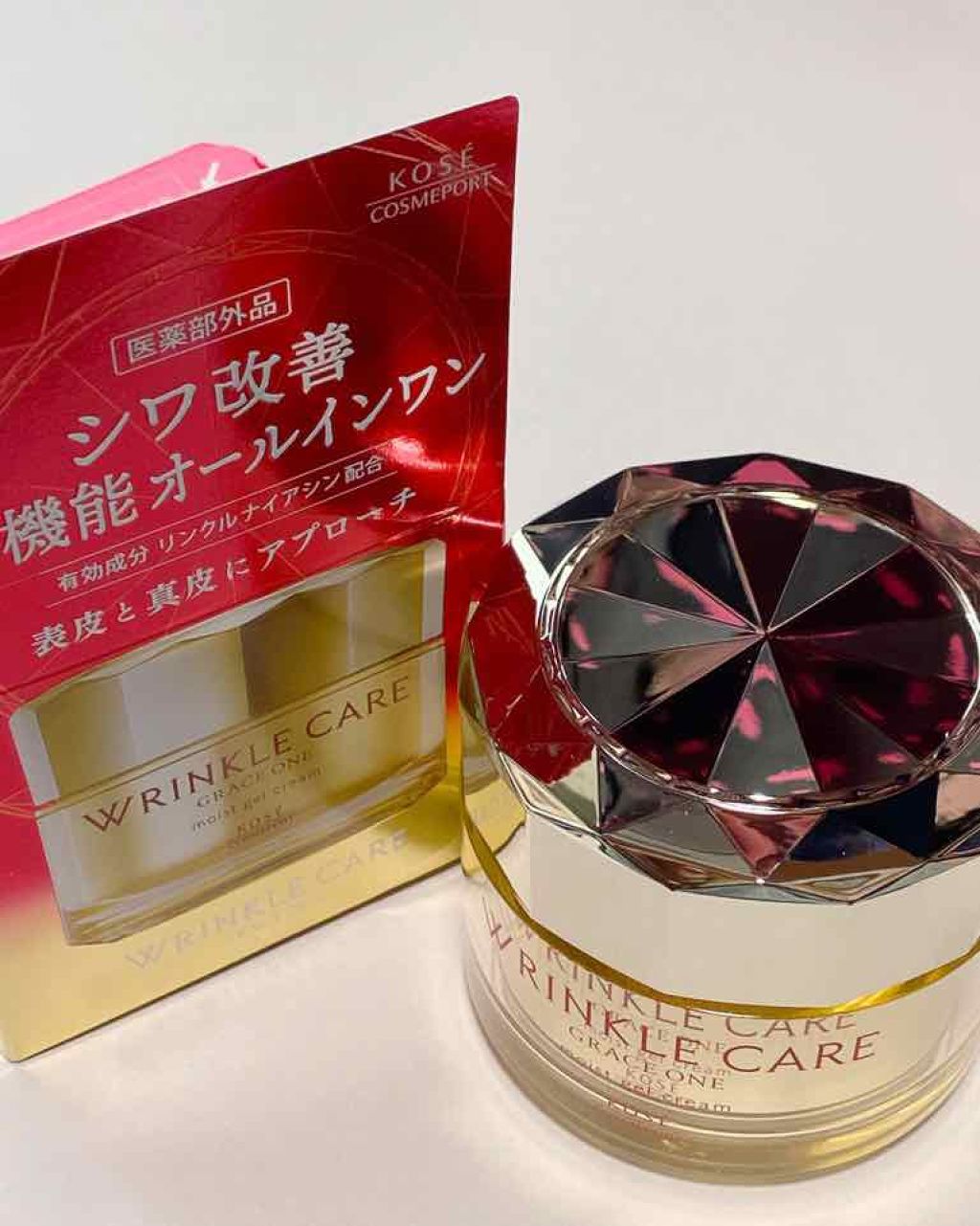 リンクルケア モイストジェルクリーム/グレイスワン/オールインワン化粧品を使ったクチコミ(1枚目)