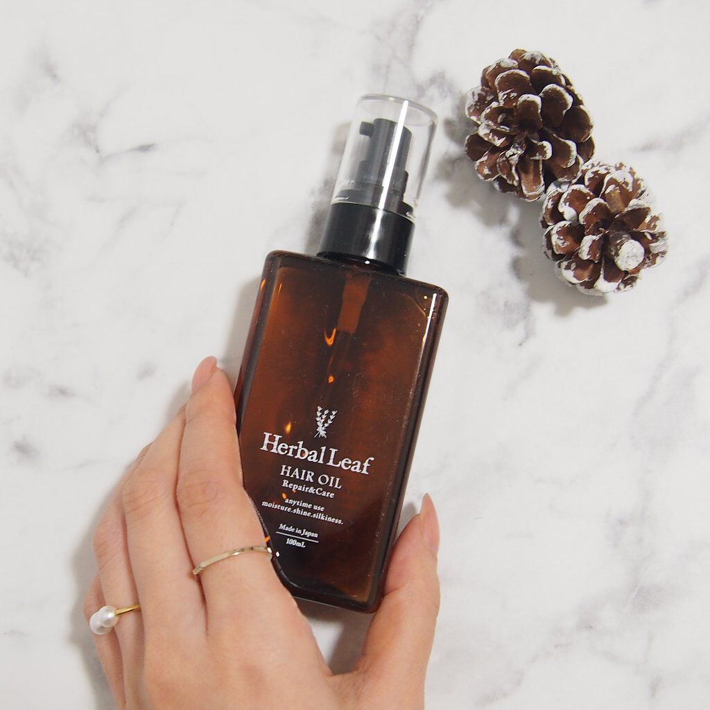 オーガニックヘアオイル フレッシュティーの香り/ハーバルリーフ/ヘアオイルを使ったクチコミ（1枚目）