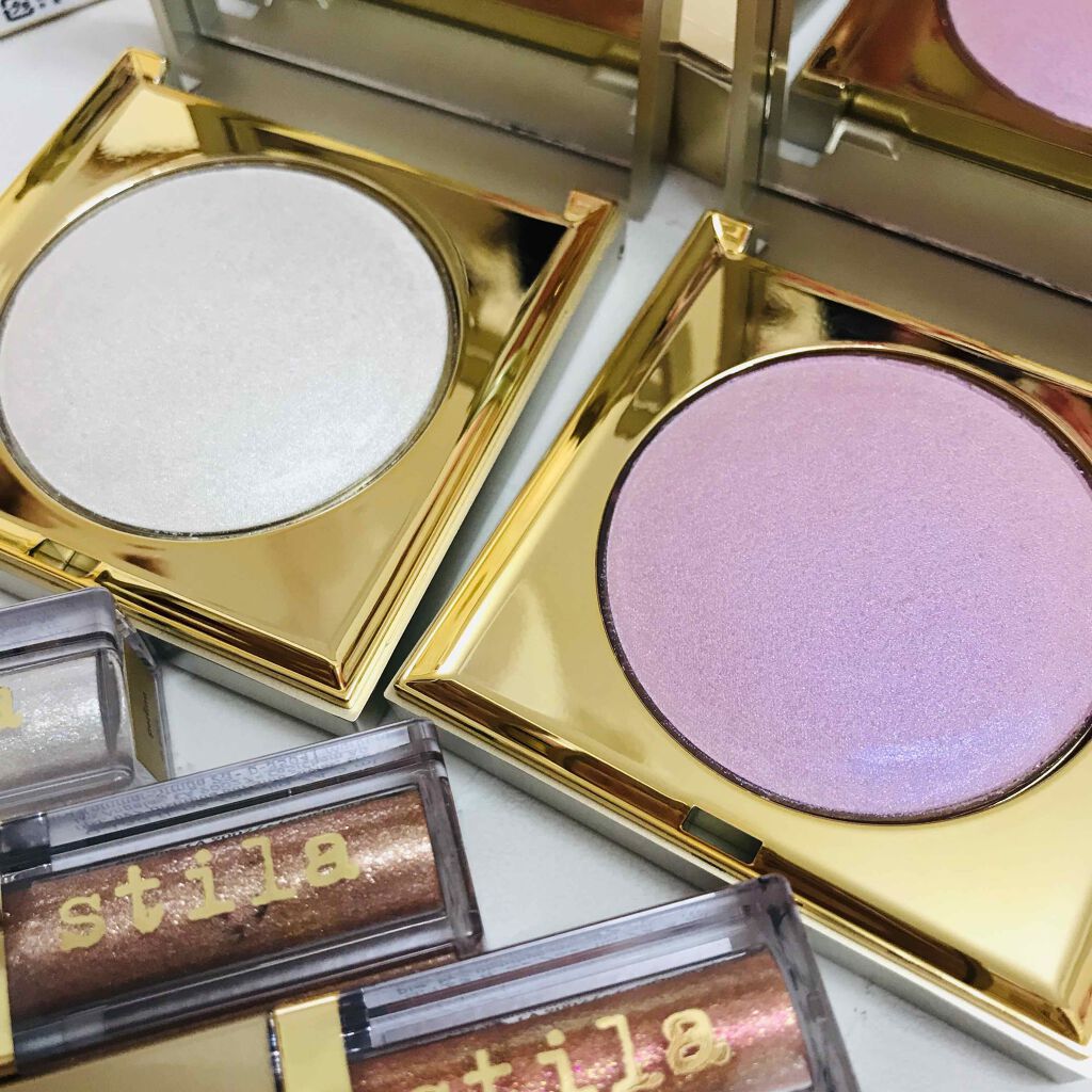 グリッター&グロウ リキッドアイシャドウ/stila/グリッターを使ったクチコミ（2枚目）