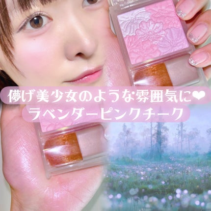 グロウフルールチークス(ブレンドタイプ)/キャンメイク/パウダーチークを使ったクチコミ(1枚目)