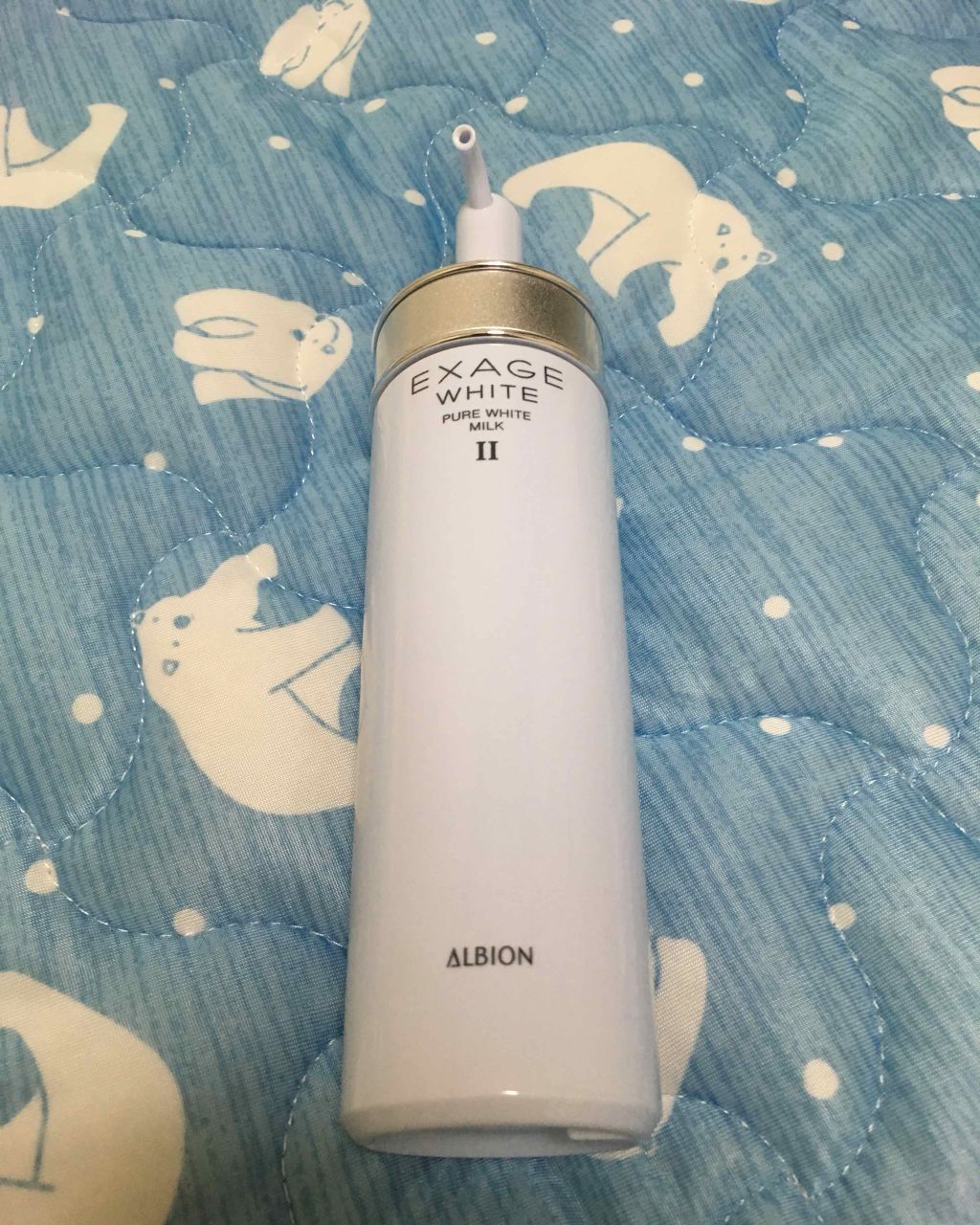 よぅ on LIPS 「運命の一本ですアルビオンの乳液に出会ってお肌の質が変わってくの..」(1枚目)