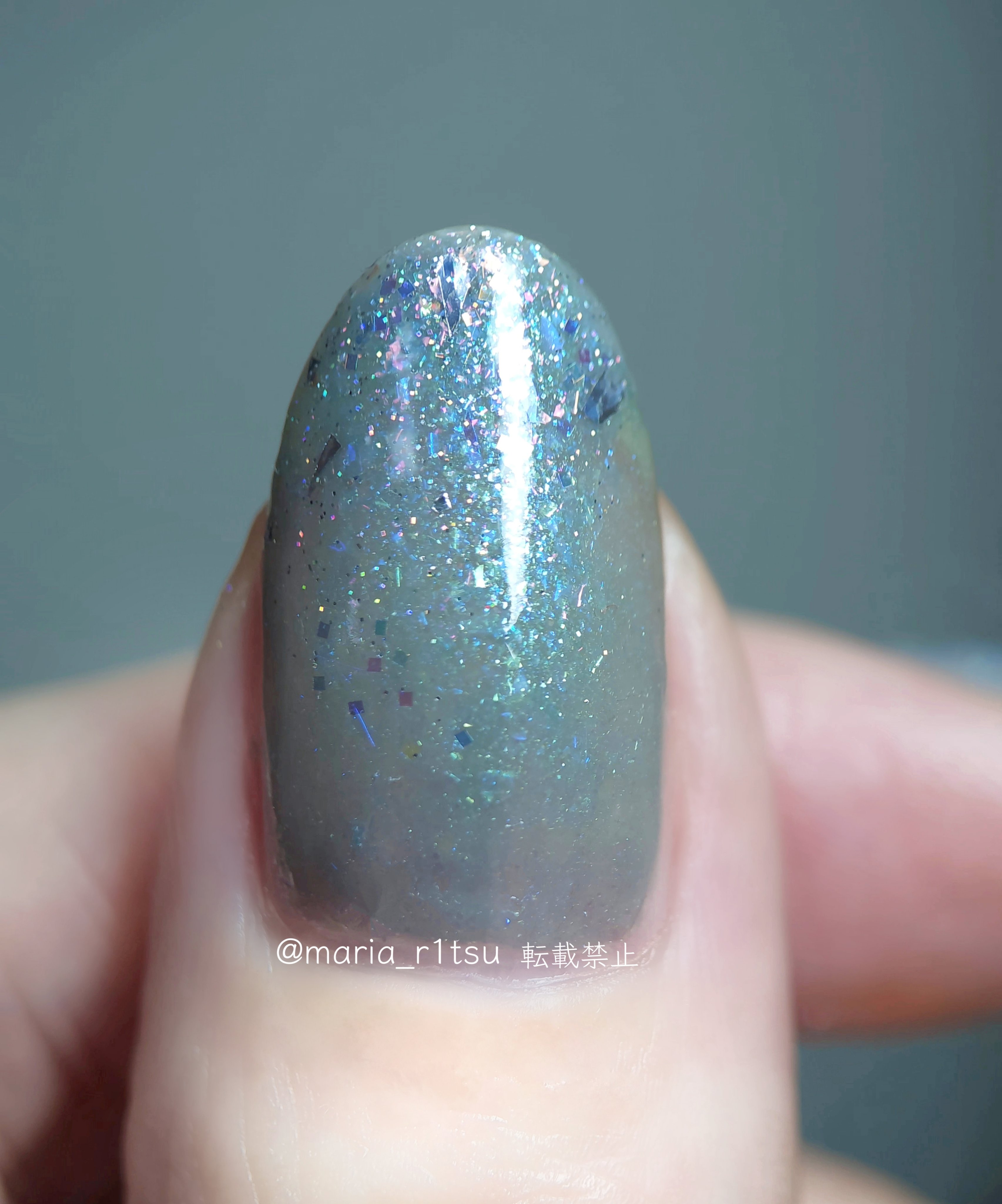 グロッシーコート グレージュ【新】/スキューズミー/オールインワンネイルを使ったクチコミ（3枚目）