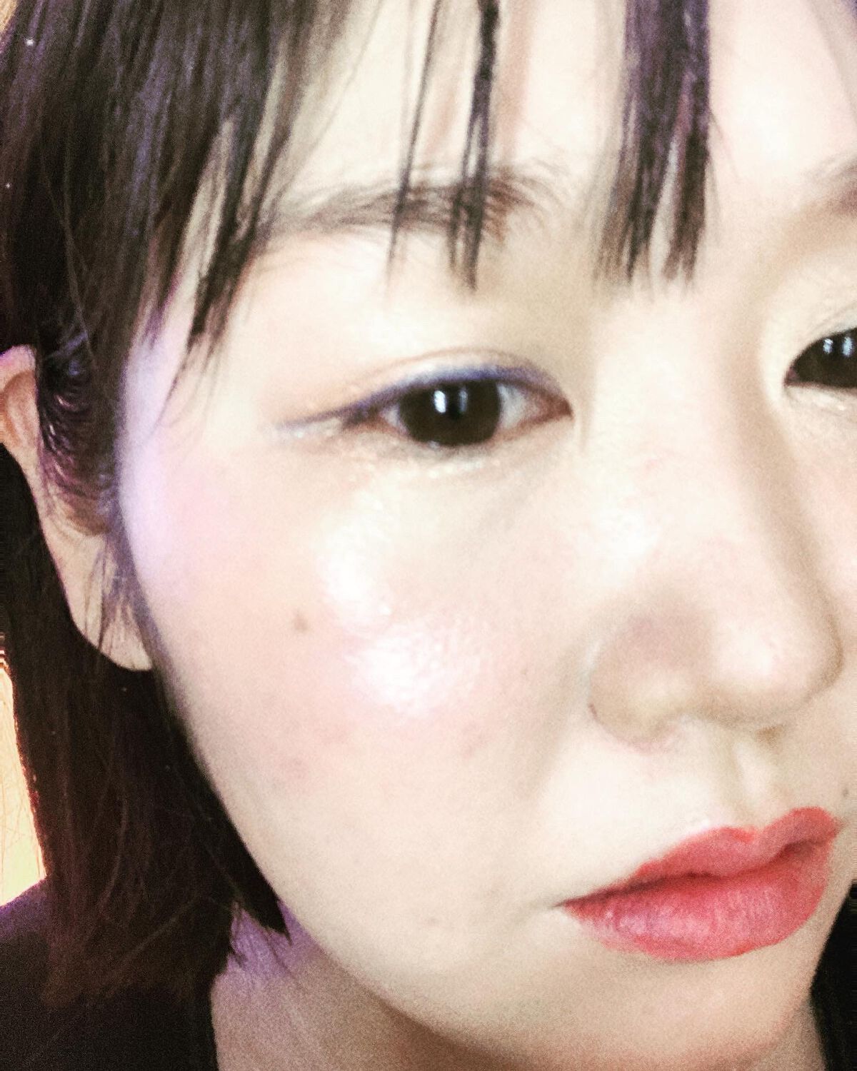 UR GLAM　POWDER EYESHADOW/U R GLAM/単色アイシャドウを使ったクチコミ（2枚目）