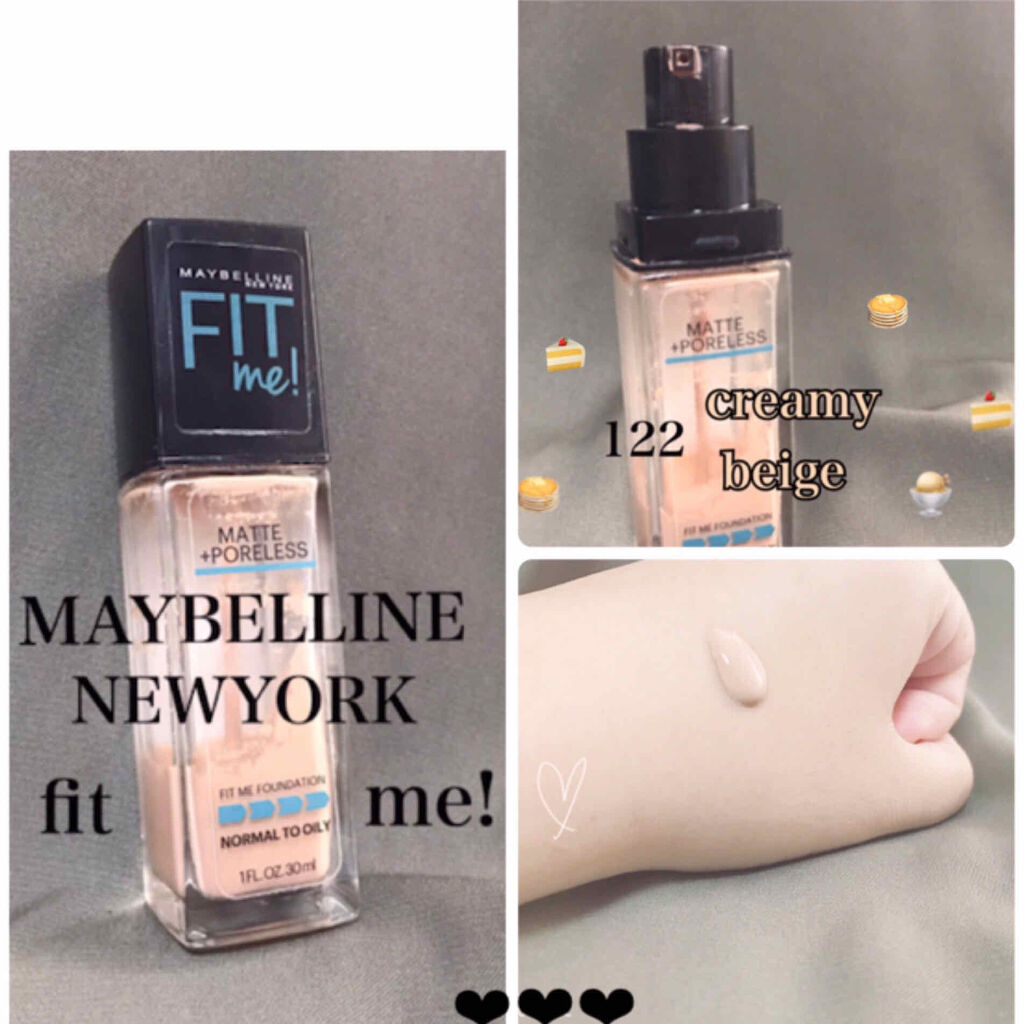 フィットミー リキッドファンデーション R 122/MAYBELLINE NEW YORK/リキッドファンデーションを使ったクチコミ（1枚目）