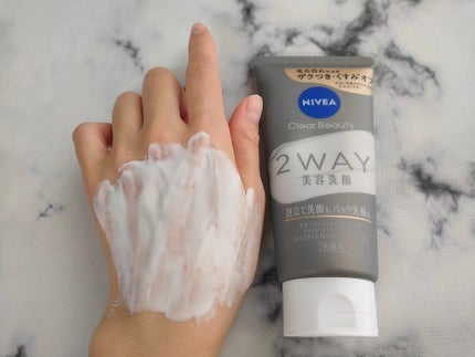 ニベア2WAY美容洗顔/ニベア/洗顔フォームを使ったクチコミ(5枚目)