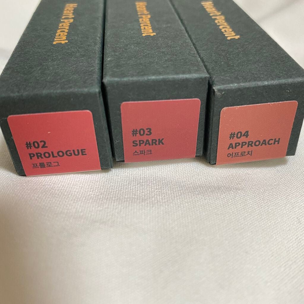 ドットオンムードベルベット/Heart Percent/口紅を使ったクチコミ(2枚目)