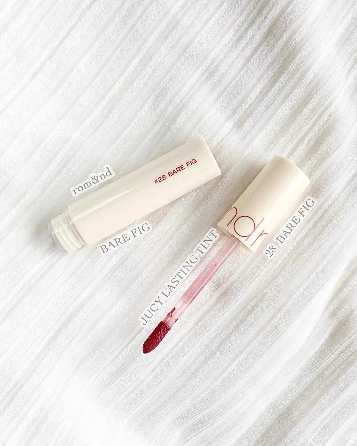 ジューシーラスティングティント/rom&nd/リップティントを使ったクチコミ（2枚目）