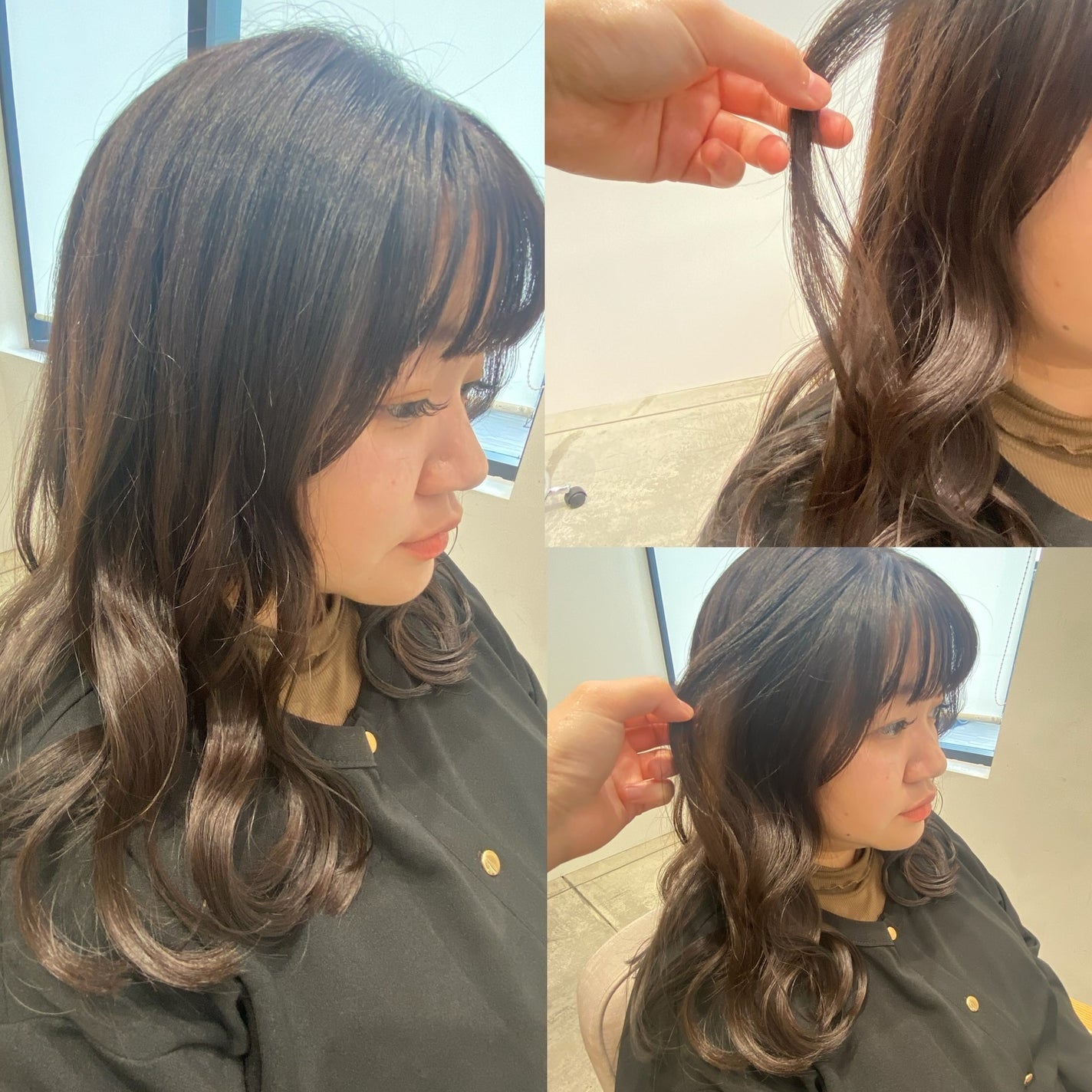 ゆうひ☁*°美容師 on LIPS 「しっかりブラウンを入れた、色持ちの良いチョコカラー🍫画像は保存..」(1枚目)