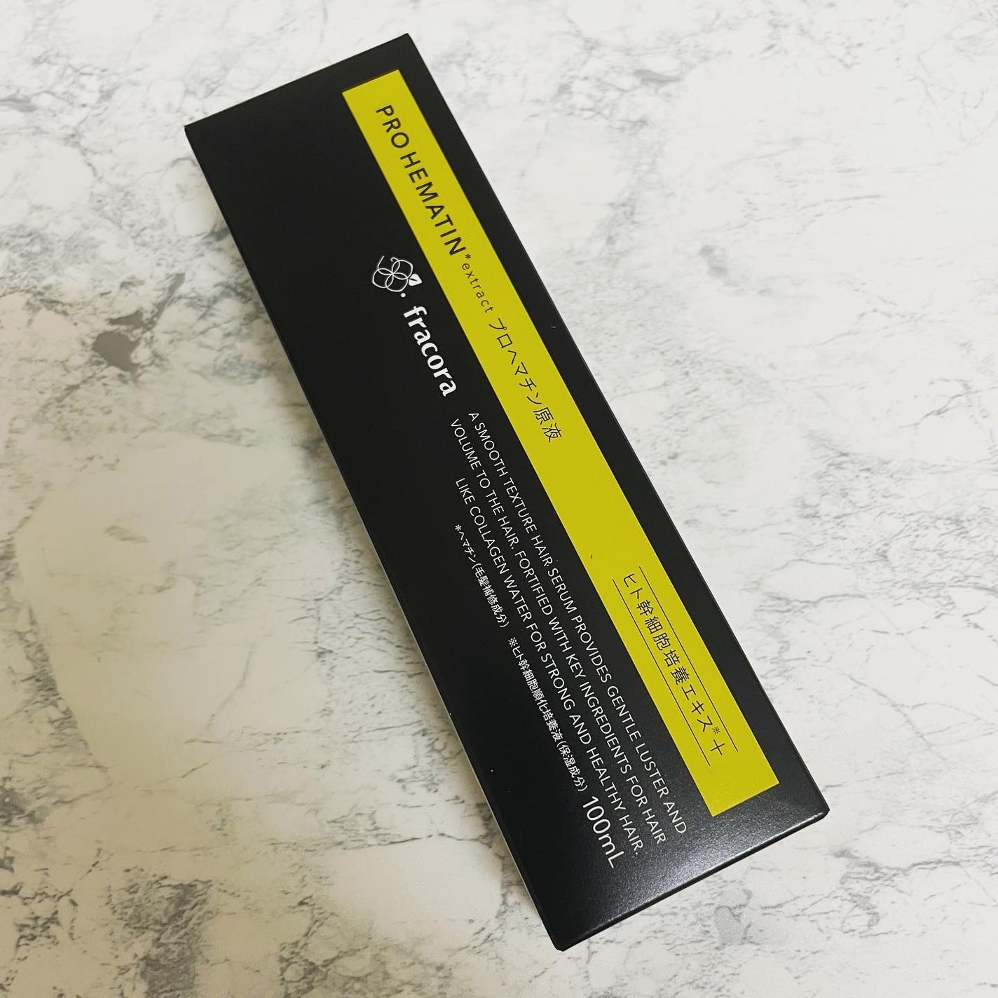 プロヘマチン原液 ヒト幹細胞培養エキス+/fracora/洗い流すヘアトリートメントを使ったクチコミ(1枚目)