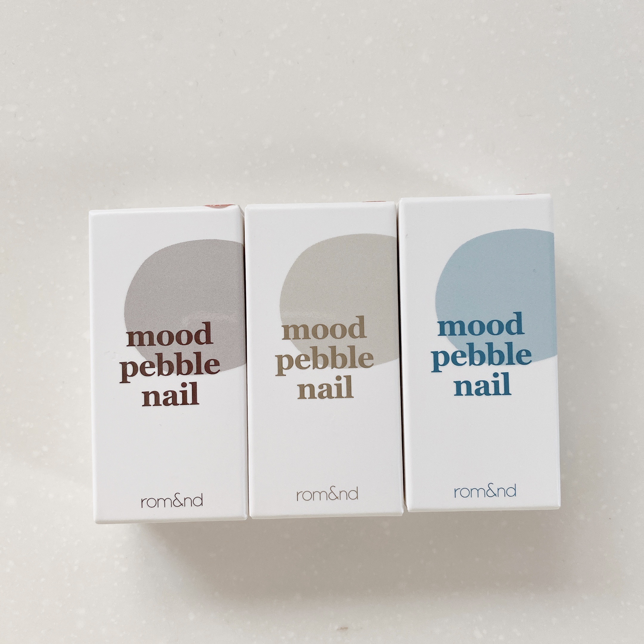 ムードペブルネイル/rom&nd/マニキュアを使ったクチコミ（2枚目）