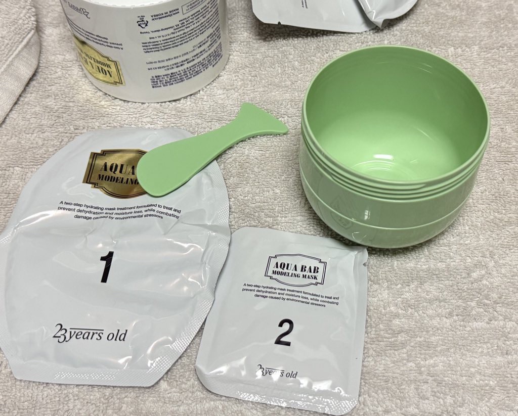 アクアバムモデリングマスク/23years old/洗い流すパック・マスクを使ったクチコミ（1枚目）