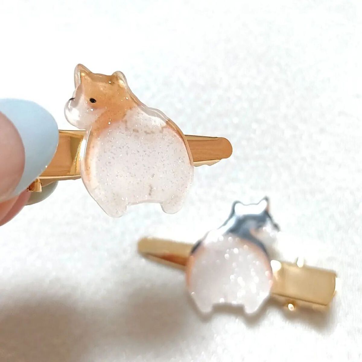 ヘアクリップ/セリア/ヘアアクセサリーを使ったクチコミ（2枚目）