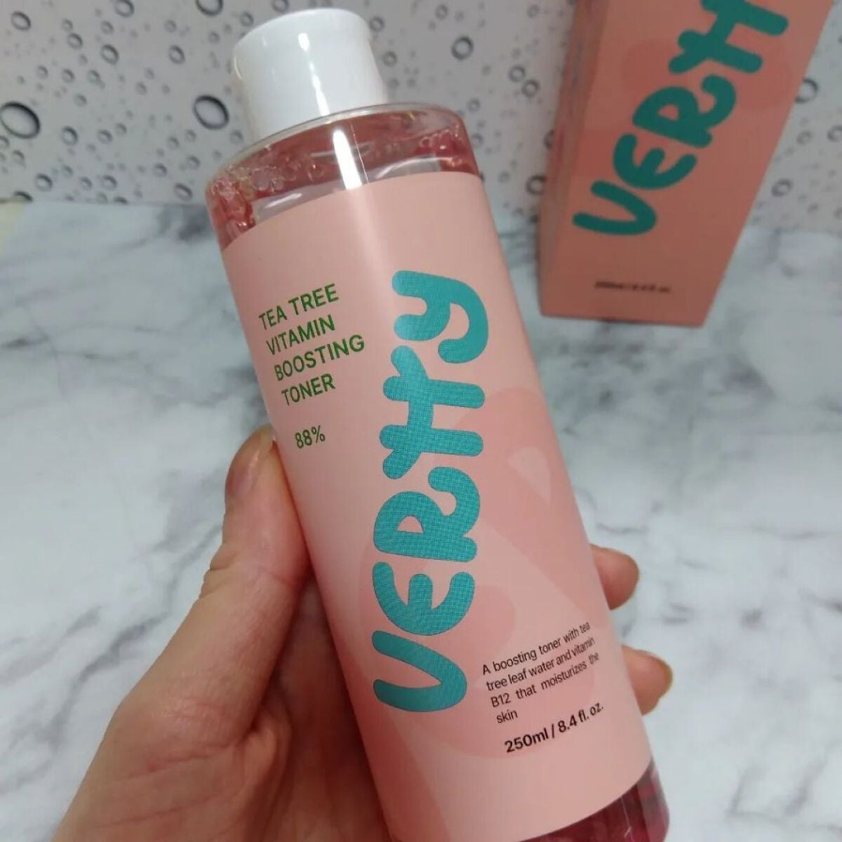 ティーツリー88%ビタミンブースティングトナー/Vertty/化粧水を使ったクチコミ(9枚目)