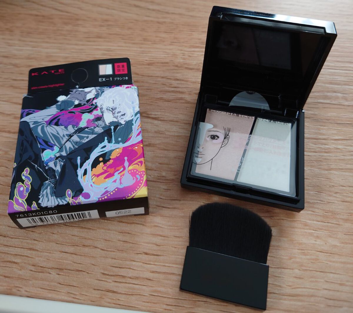 スリムクリエイトハイライター/KATE/パウダーハイライトを使ったクチコミ（1枚目）