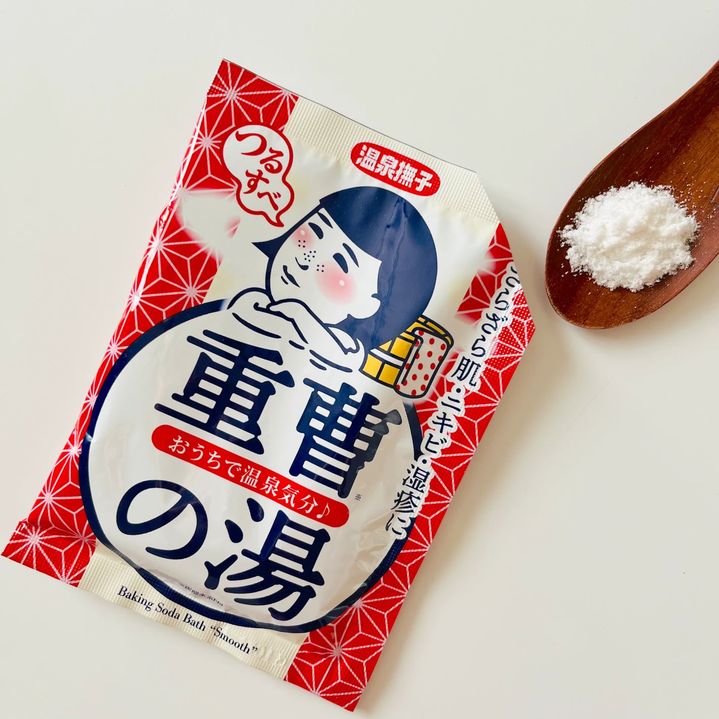 お塩ぽかぽかの湯/温泉撫子/無機塩系入浴剤を使ったクチコミ(4枚目)