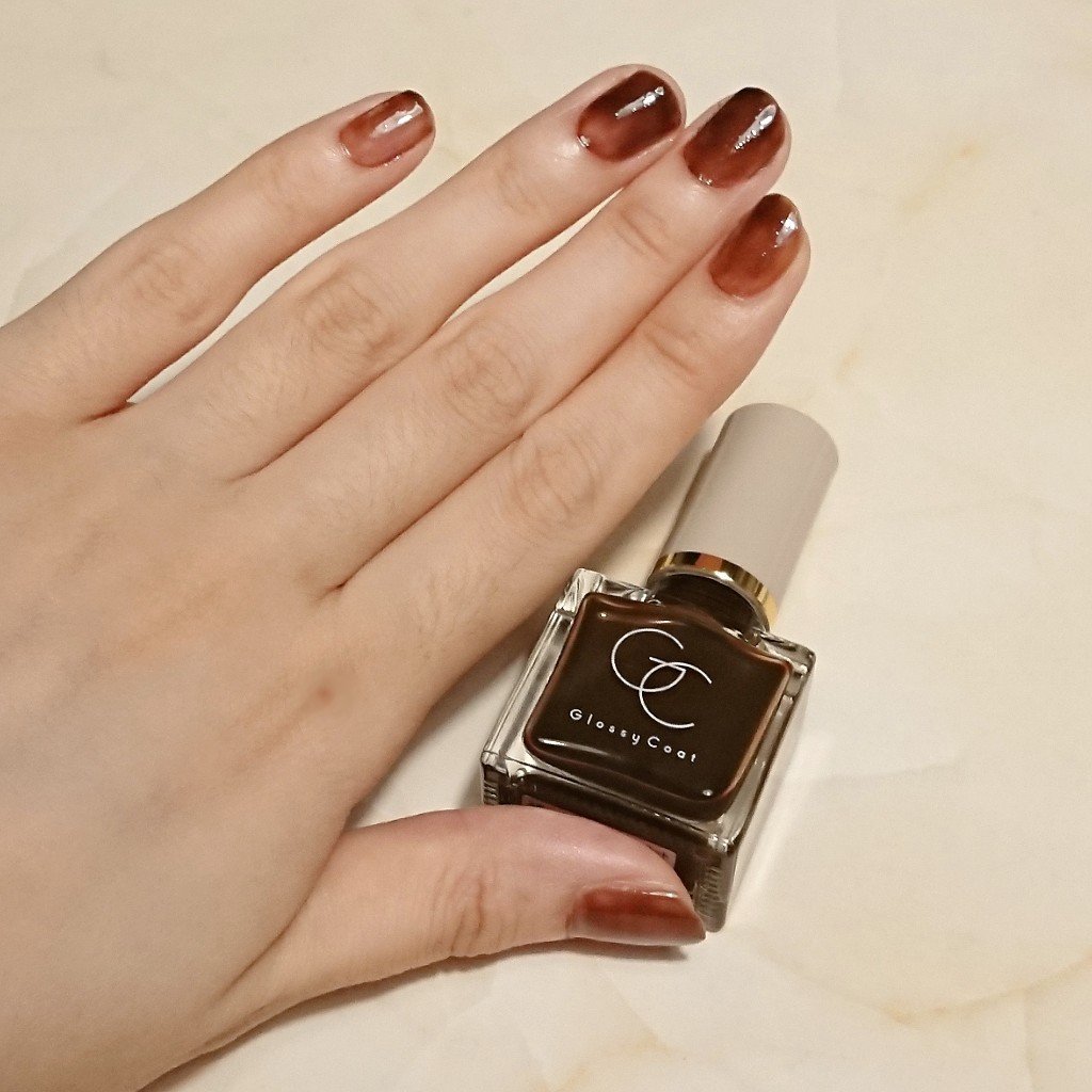 グロッシーコート/スキューズミー/オールインワンネイルを使ったクチコミ（3枚目）