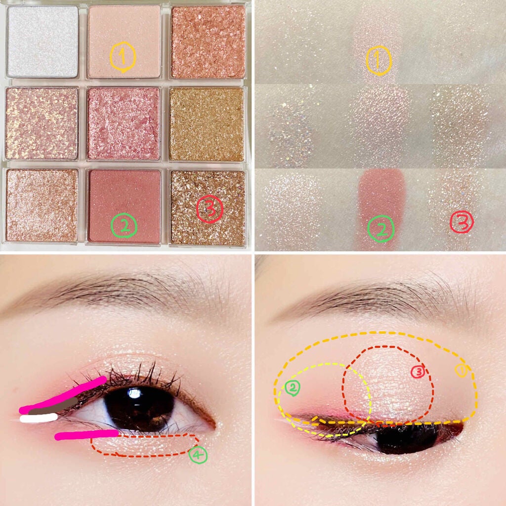 3CE マルチアイカラーパレット/3CE/アイシャドウパレットを使ったクチコミ(3枚目)