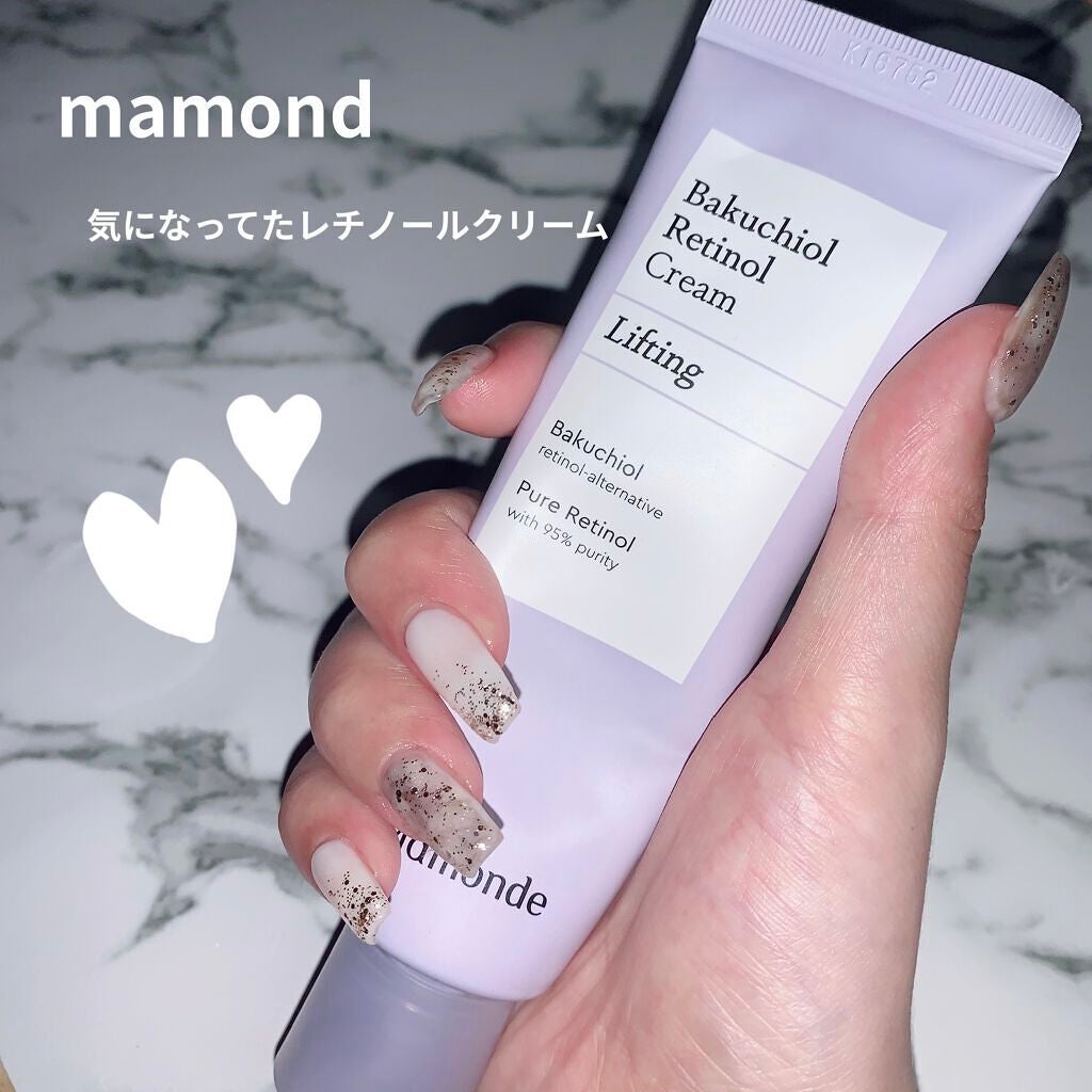 バクチオールレチノールクリーム/Mamonde/フェイスクリームを使ったクチコミ(1枚目)