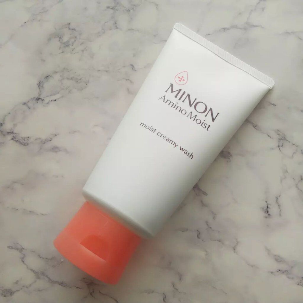 アミノモイスト モイストクリーミィ ウォッシュ/ミノン/洗顔フォームを使ったクチコミ(1枚目)