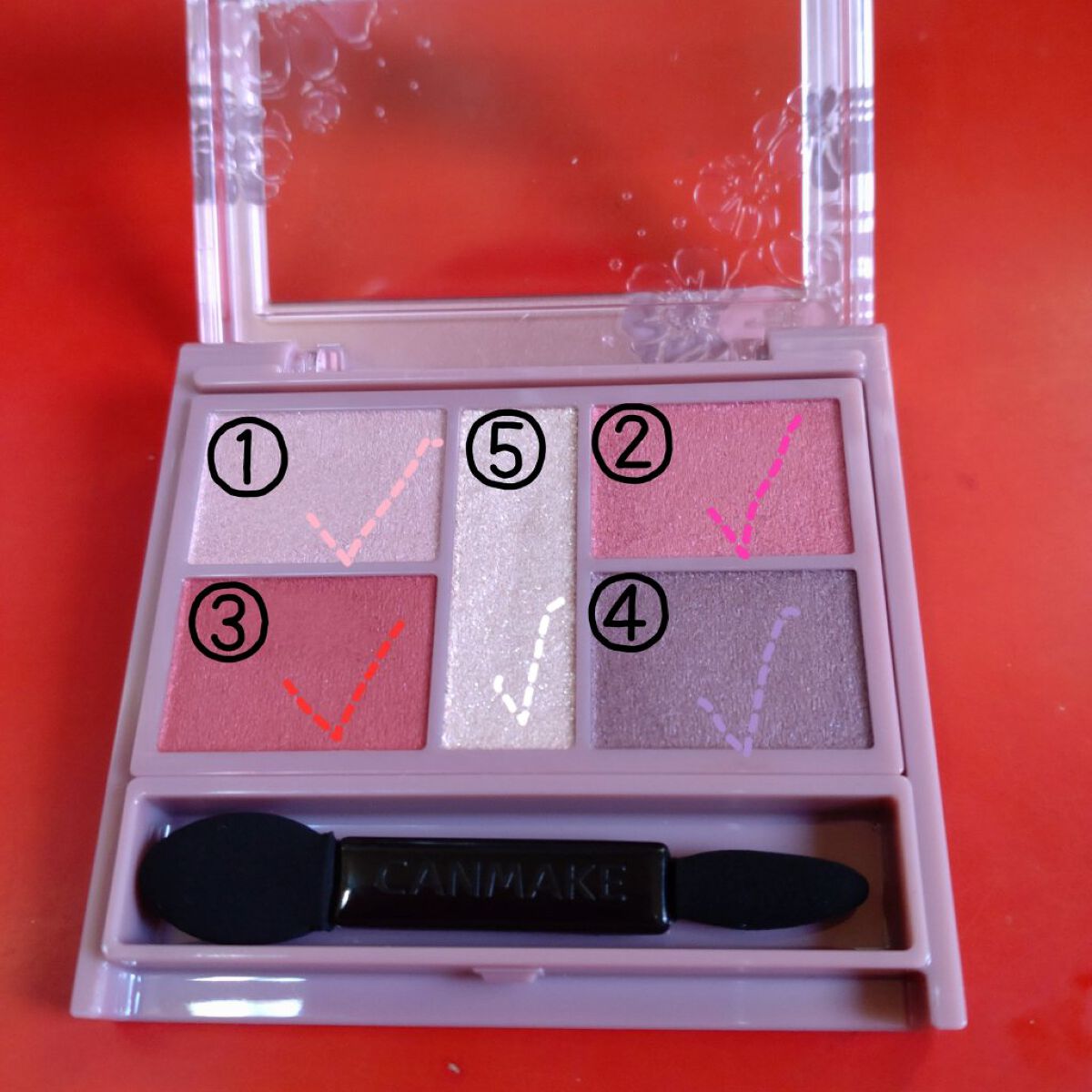 パーフェクトスタイリストアイズ/キャンメイク/アイシャドウパレットを使ったクチコミ（2枚目）