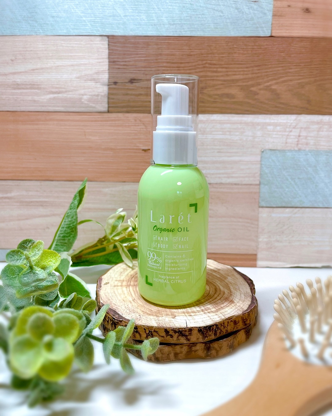 オーガニックオイル/Laret/ヘアオイルを使ったクチコミ（1枚目）
