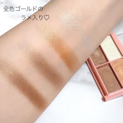 CHEER me COLOR アイシャドウ/セリア/アイシャドウパレットを使ったクチコミ(2枚目)