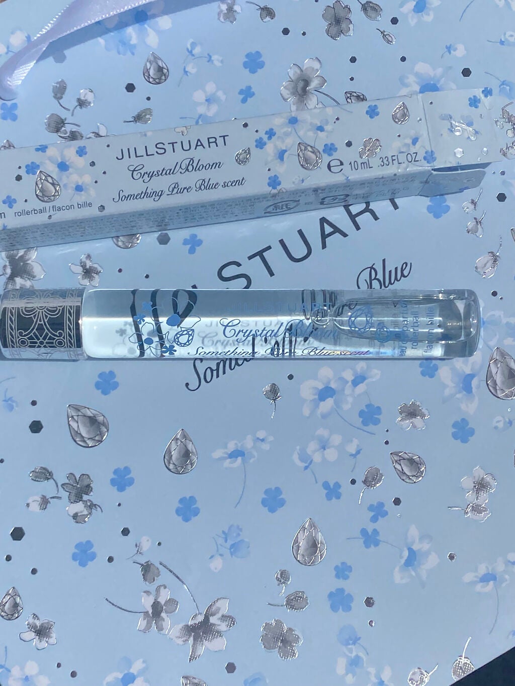 クリスタルブルーム サムシングピュアブルー セント オードパルファン ローラーボール/JILL STUART/香水(レディース)を使ったクチコミ(1枚目)