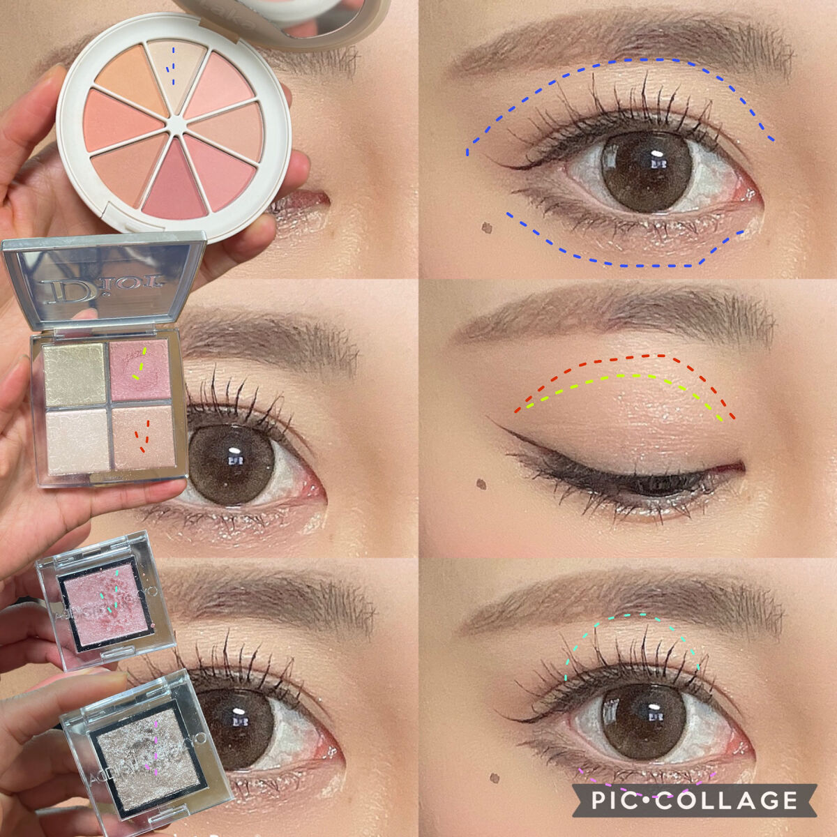 ミドルトーンアイシャドウコレクターパレット/Laka/アイシャドウパレットを使ったクチコミ（3枚目）