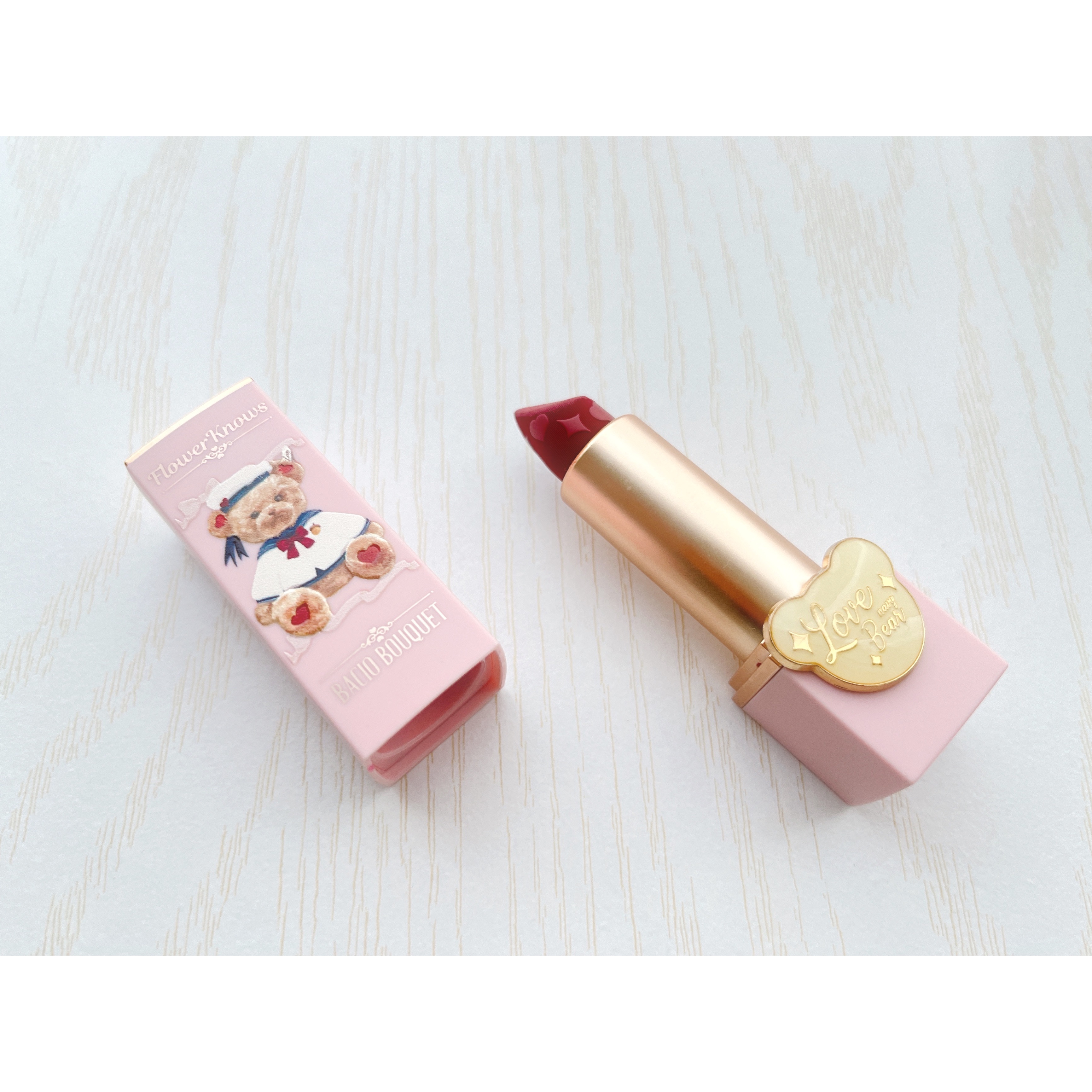 Love Bear マットリップスティック/FlowerKnows/口紅を使ったクチコミ（2枚目）