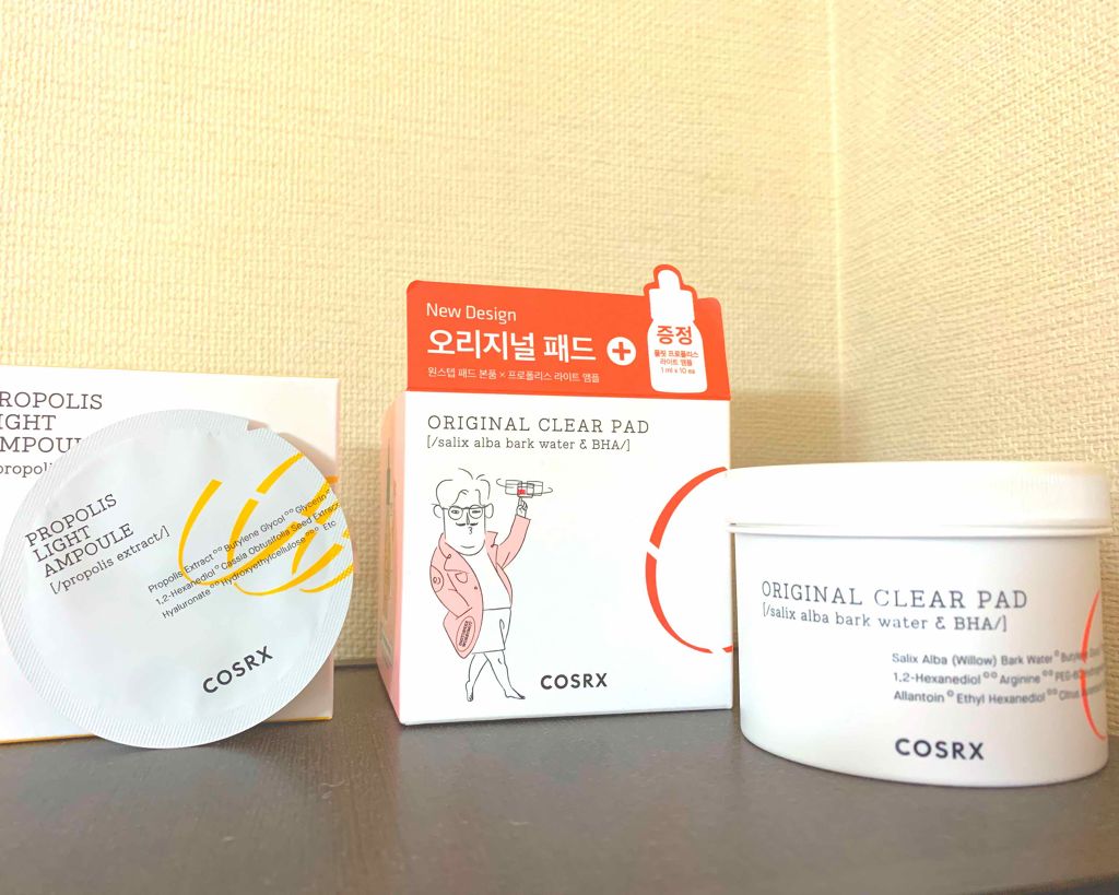 ワンステップオリジナルクリアパッド/COSRX/トナーパッドを使ったクチコミ（1枚目）