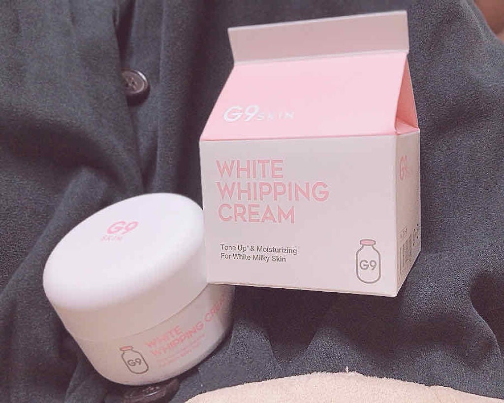 WHITE WHIPPING CREAM(ウユクリーム)/G9SKIN/化粧下地を使ったクチコミ(1枚目)