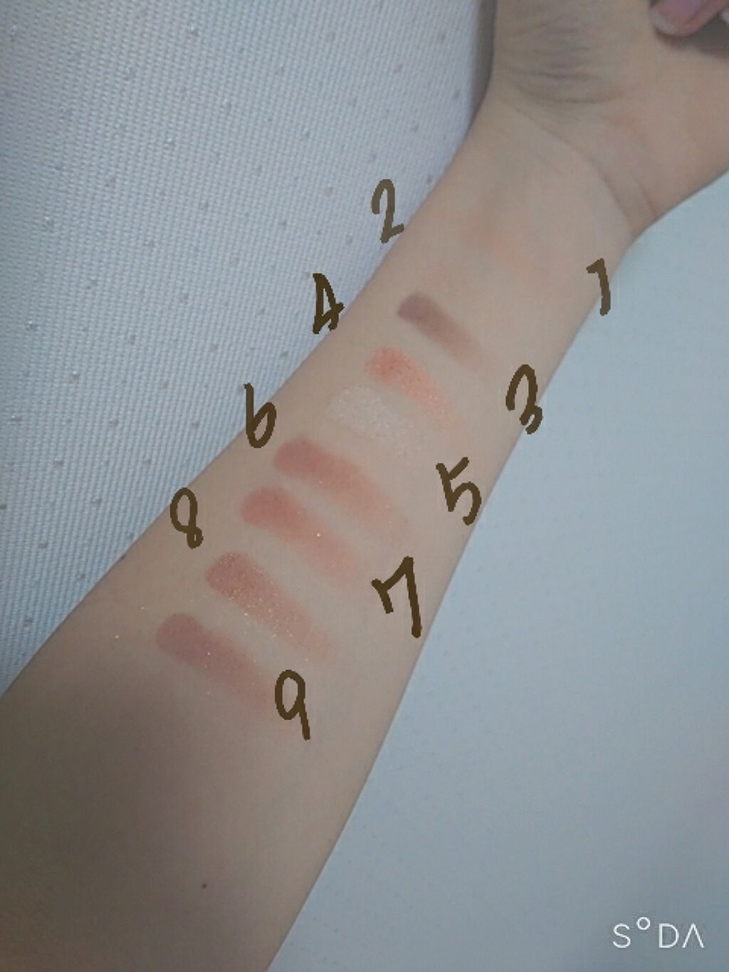 UR GLAM BLOOMING EYE COLOR PALETTE/U R GLAM/アイシャドウパレットを使ったクチコミ(3枚目)