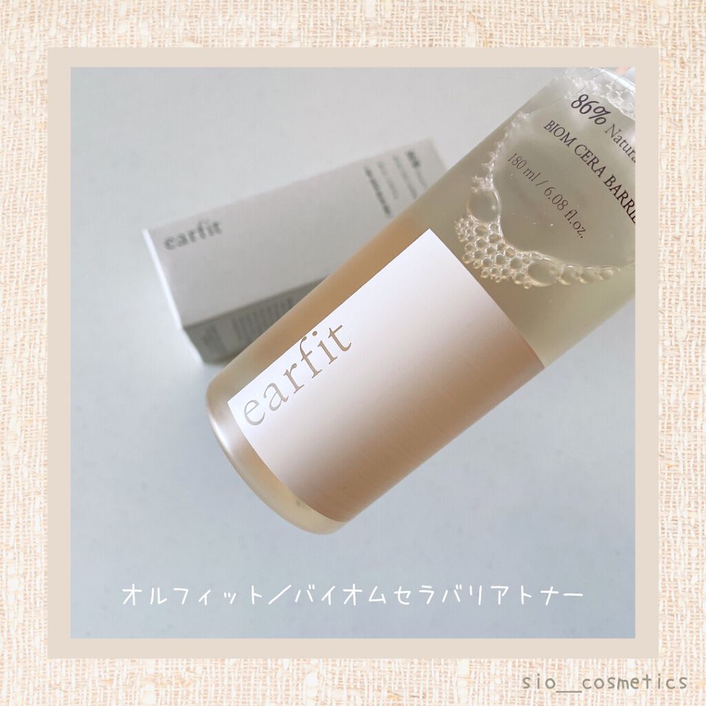 バイオム セラ バリア トナー/earfit/化粧水を使ったクチコミ（2枚目）